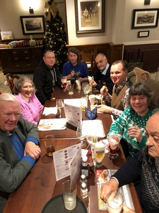 Xmas meal 2017 at the Cabot Court Hotel